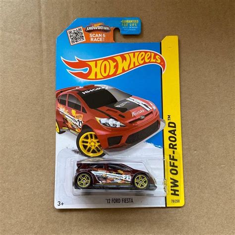 Hot Wheels Ford Fiesta Dark Red Hw Off Road Perfect Christmas Etsy