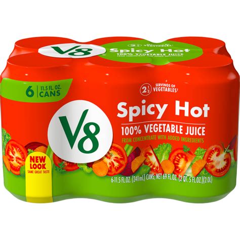 Spicy Hot Vegetable Juice V Fruit And Vegetable Juices