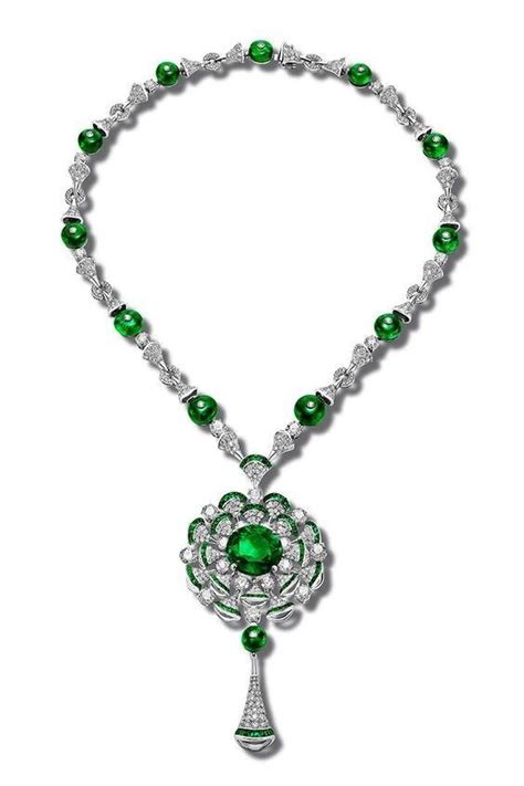 Syn Zambian Emerald Collar Necklace Sterling Silver Evening Party