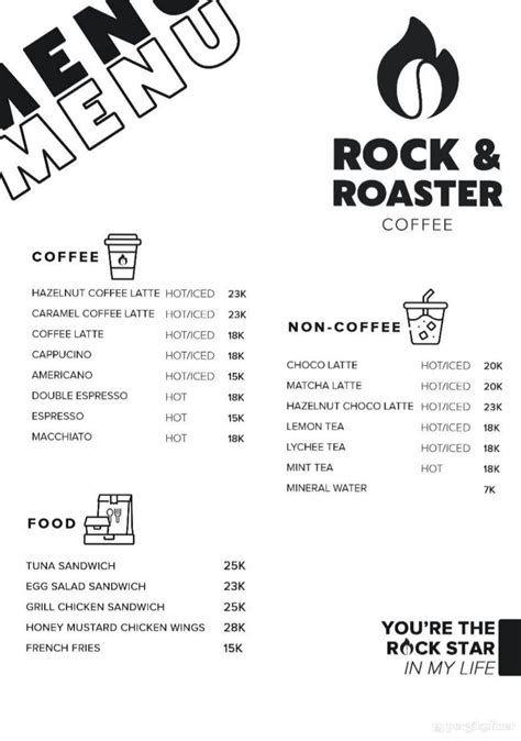 Selalu Diperbarui Menu Rock And Roaster Coffee Pasar Minggu