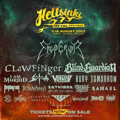 Uusi Hellsinki Metal Festival Elokuussa Vahvistaa Helsingin Asemaa