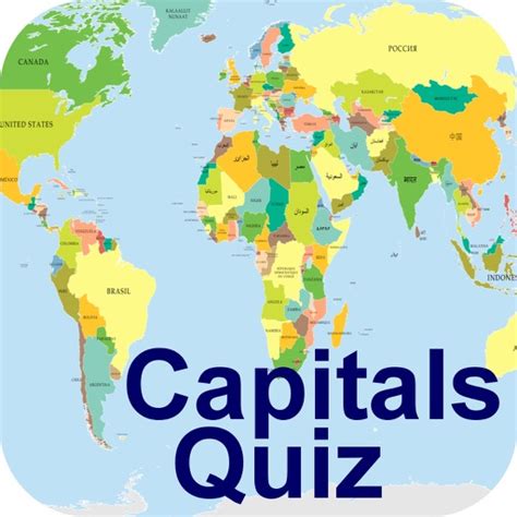 Countries & Capitals Quiz Worldwide by Information Technology And ...