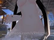 Nude Dragon Girl Face Rides You At Hot Spring White Black Hair Tail Play Sensual Pov Lap Dance