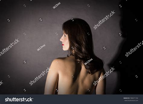Portrait Naked Woman Long Hair Makeup Stock Photo Shutterstock