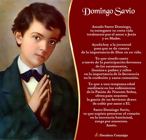 Frases De Santo Domingo Savio Ideas Frasesdemotivacao