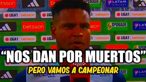 NOS DAN POR MUERTOS PERO VAMOS A SALIR CAMPEONES HABLÓ ALDAIR