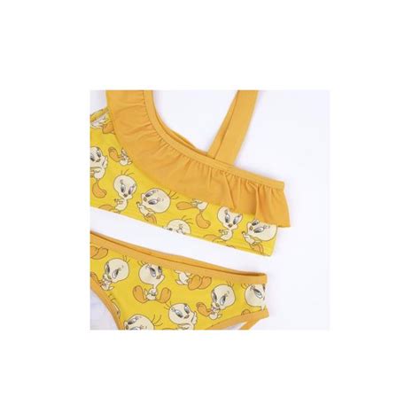 Bikini Looney Tunes Piolin Amarillo 3 Años Bixoto