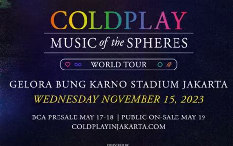 Cara Beli Tiket Presale Coldplay Via Bca Debit Kredit Dan Virtual Account