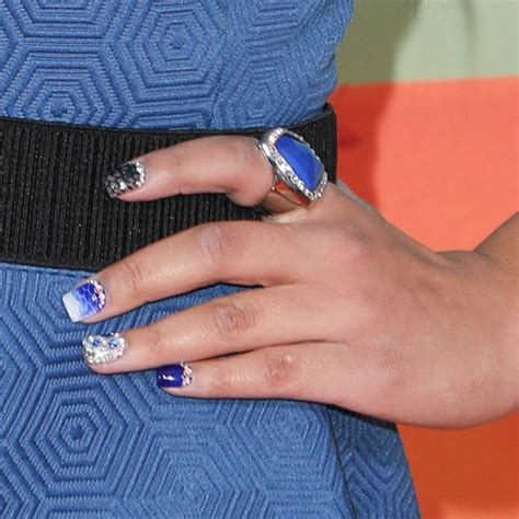 Nia Sioux Fraziers Nail Polish And Nail Art Steal Her Style