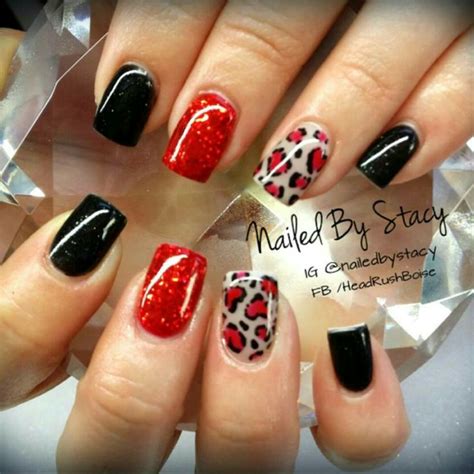 Pin By Sheila Fann On Nails Cheetah Print Nails February Nails Nails