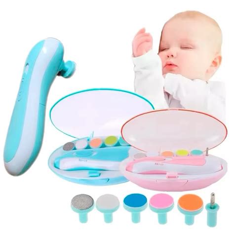 Lixa De Unha Para Bebê - Lixa de Unha Elétrico Aparador Cortador Para Bebê Infantil Com Estojo ...