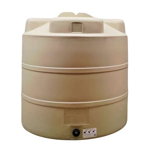 Tinaco Tricapa 2500 L Beige Aquaplas Con Accesorios The Home Depot