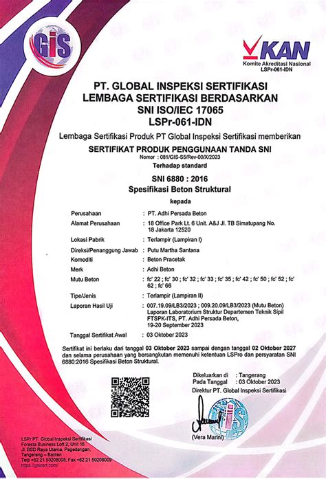 Adhi Persada Beton Kepercayaan Teruji Adhi Beton Bertanda Sni