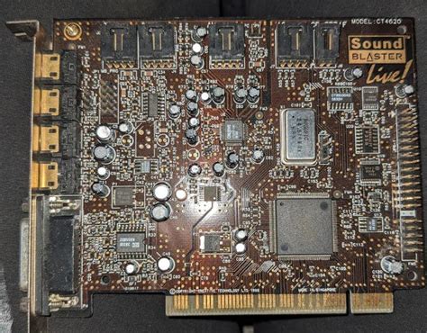 Sound Blaster Live 8-48Khz PCI , zvuková karta | Aukro