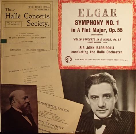 Elgar Sir John Barbirolli Hall Orchestra Andr Navarra Elgar