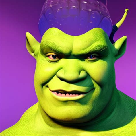 Krea Ai Shrek Face As Thanos Tentacles Unnatural Shapes