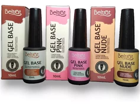 Gel Base P Alongamento Tipos Nude Pink Transparente Ml Parcelamento Sem Juros