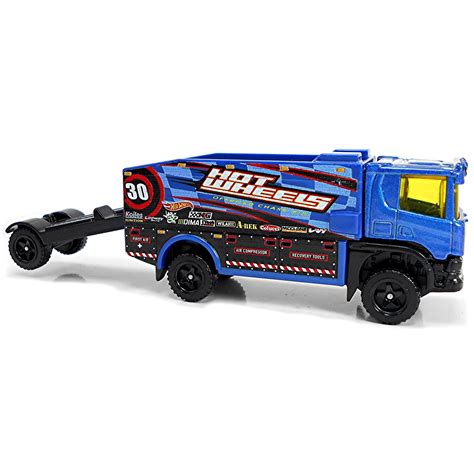 Camion Scania Rally Truck Albastru Hot Wheels Emag Ro