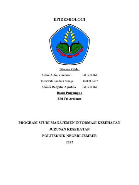 Epidemiologi Pdf