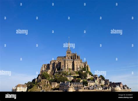 Mont Saint Michel View In The North Of France Stock Photo Alamy