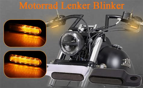 Jmtbno Motorrad Sequentielle Led Blinker E Gepr Ft V Universal