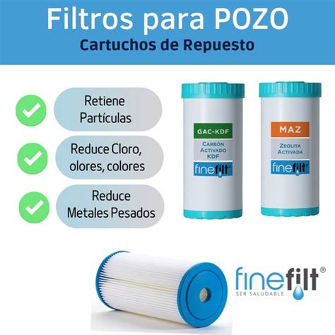 Filtro De Agua Para Pozo Fierro Metales Pesados Y Turbidez Meses