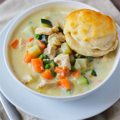 Chicken Pot Pie Soup - Zen & Spice