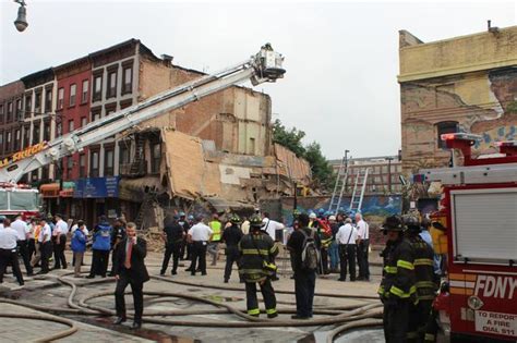 Video Captures Terrifying Bed Stuy Building Collapse Gothamist