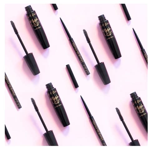 L A Girl Plush Lash Mascara Blackest Black Simple Mu