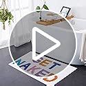 Amazon Qubomax Get Naked Bath Mat Non Slip Super Absorbent Funny Bathroom Rug Machine