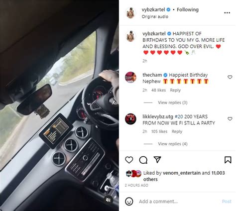 Vybz Kartel Shows Off Son Driving Benz In Happy Birthday Post Watch