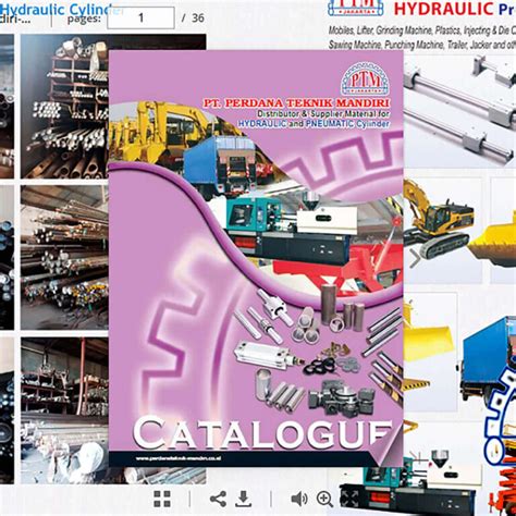 Catalogue Product PT Perdana Teknik Mandiri Hydraulic Pneumatic Cylinder