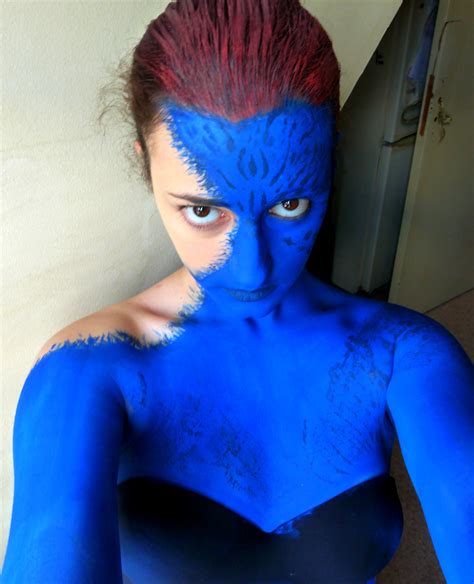 Mystique [MAKEUP] by The-Blue-Oddball on DeviantArt