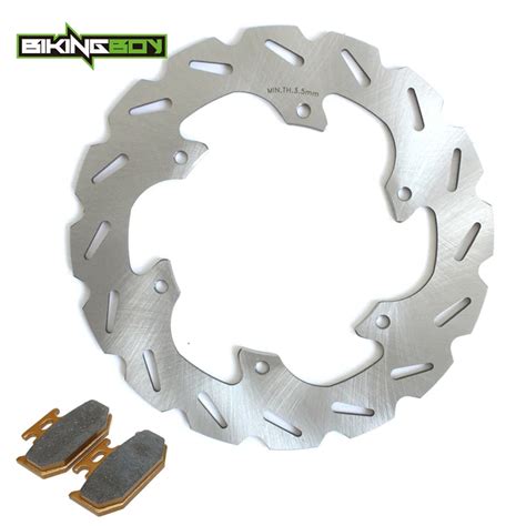 Bikingboy Mx Offroad Rear Brake Disc Disk Rotor Pads For Suzuki Rm