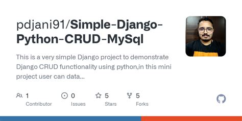 GitHub Pdjani91 Simple Django Python CRUD MySql This Is A Very