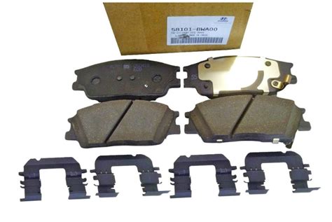 Тормозные колодки 58101BWA00, 58101BWA10, 58302Q6A00 и 58302BVA05 ...