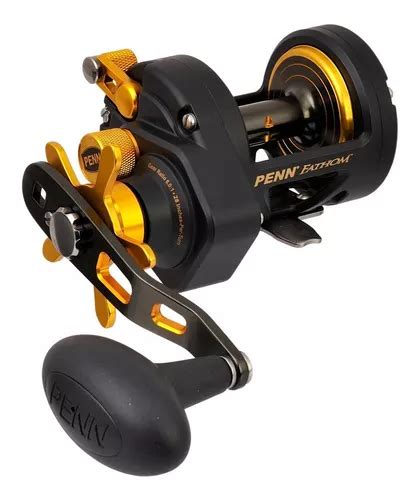 Reel Penn Fathom Fth12 Color Negro Lado De La Manija Derecho Envío Gratis