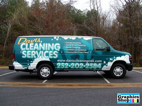 Davis Cleaning Services Van Wrap | The Graphics Shop