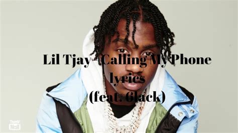 Lil Tjay Calling My Phone Lyrics Feat 6lack Youtube