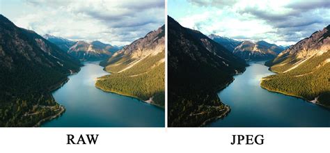 Whats The Difference Between Raw And Jpeg Drones With Raw Files Have