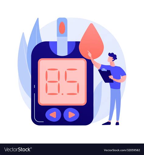 Diabetes Mellitus Concept Metaphor Royalty Free Vector Image