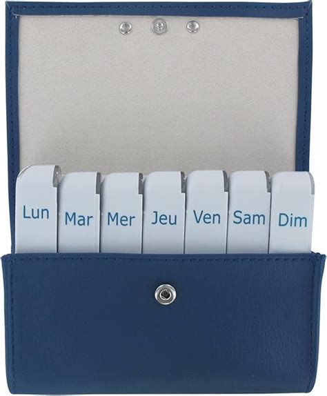 Pilbox Liberty Pilulier Semainier Bleu Amazon Fr Hygi Ne Et Sant