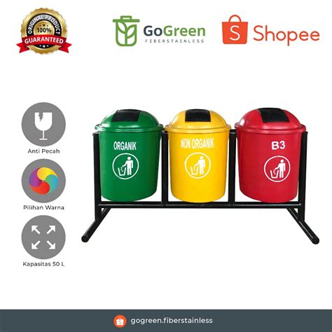 jual tempat sampah  warna kapasitas  liter shopee indonesia