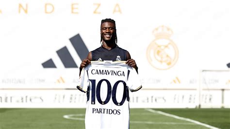 Camavinga's happiness for his 100 appearances