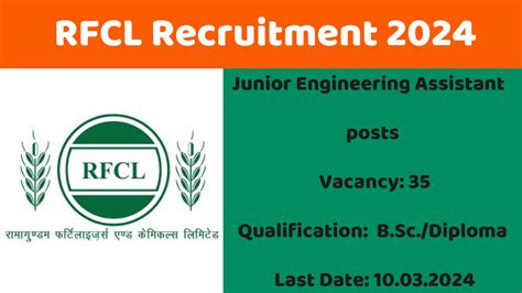 RFCL Recruitment 2024 Apply For 35 Non Executive Posts Tntamiljob In