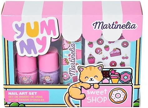 Martinelia Yummy Sweet Shop Nail Art Set Набор для ногтей 4 продукта