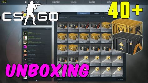 Cs Go Unboxing Cases Or More Stattrak Weapons Youtube