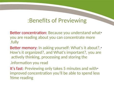 Readingcomprehensionskillsandpredicting And Previewingppt