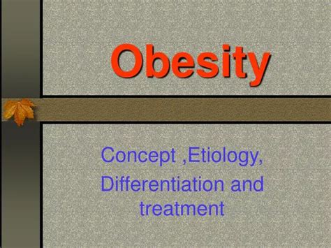 Ppt Obesity Powerpoint Presentation Free Download Id3952187