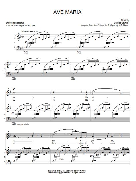 Charles Gounod Ave Maria Sheet Music For Flute Solo Download Pdf